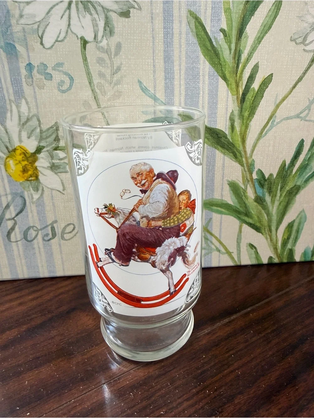 The Rocking Horse By Norman Rockwell 1933 Glass Country Time Lemonade Glass